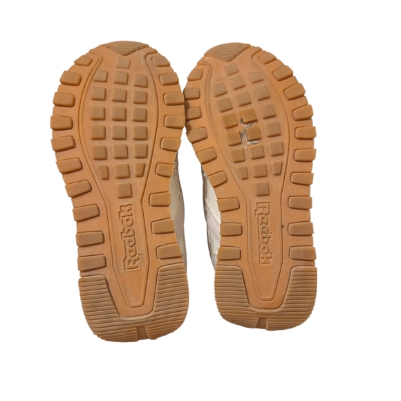 Reebok Kids Classics Tan and Cream Sneakers - Picture 4 of 4